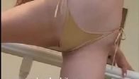 video Gold bikini girl in nude Acrobatics Dance